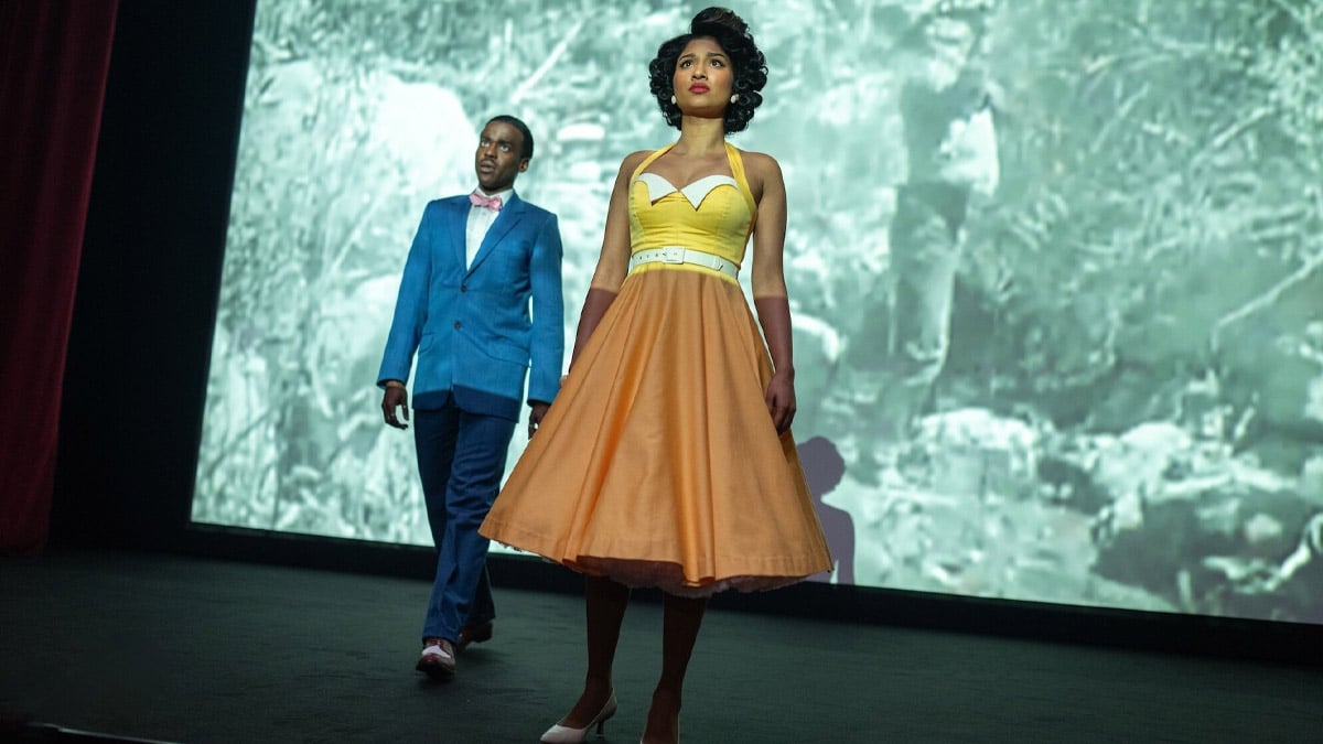 The Doctor and Belinda Chandra in Lux. Image: BBC/Disney Plus